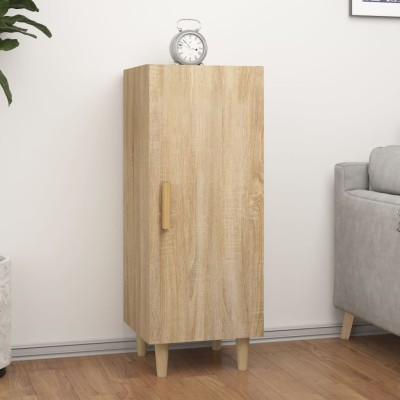 Aparador de madera contrachapada roble Sonoma 34,5x34x90 cm