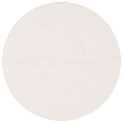 Superficie de mesa madera maciza de pino blanco Ø30x2,5 cm