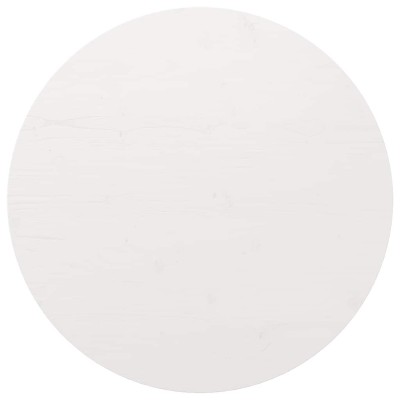 Superficie de mesa madera maciza de pino blanco Ø90x2,5 cm