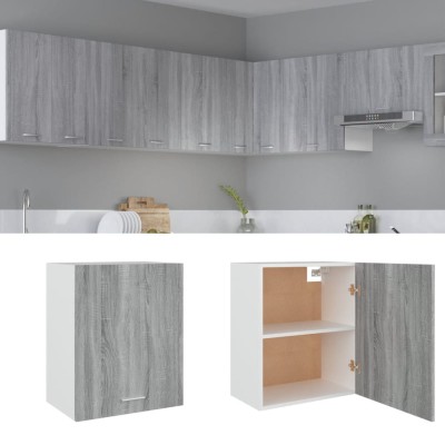 Armario colgante "Lyon" gris Sonoma 50x31x60 cm madera de ingeniería