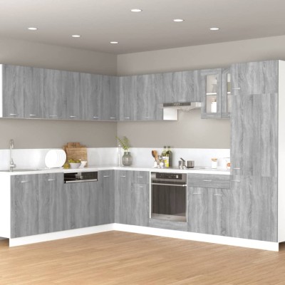Armario colgante "Lyon" gris Sonoma 60x31x40 cm madera de ingeniería