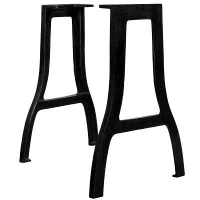Patas de mesa de comedor en A hierro fundido 2 unidades