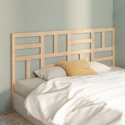 Cabecero de cama madera maciza de pino 206x4x104 cm