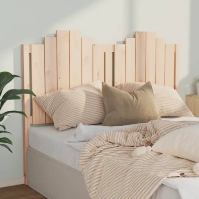Cabecero de cama madera maciza de pino 141x4x110 cm