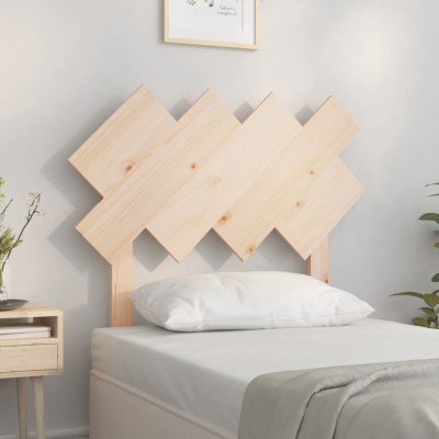 Cabecero de cama madera maciza de pino 92x3x81 cm