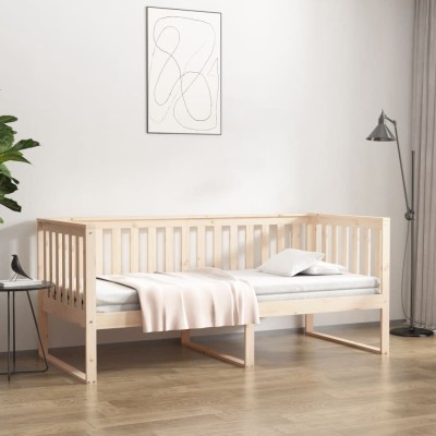 Diván sin colchón 100x200 cm madera maciza de pino