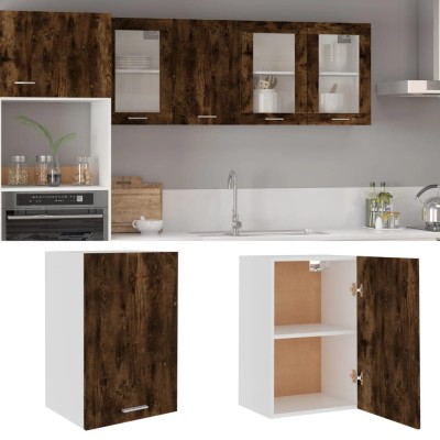 Armario colgante "Lyon" roble ahumado 39,5x31x60 cm madera de ingeniería