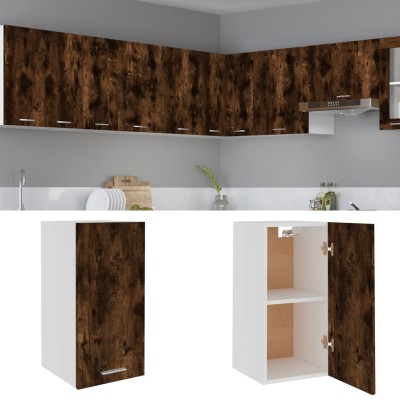 Armario colgante "Lyon" roble ahumado 29,5x31x60 cm madera de ingeniería