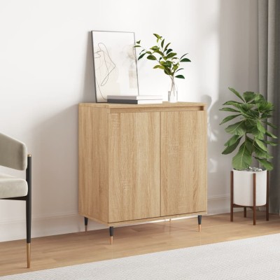 Aparador de madera contrachapada roble Sonoma 60x35x70 cm