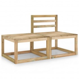 Set muebles bar 5 piezas madera maciza reciclada y cuero cabra