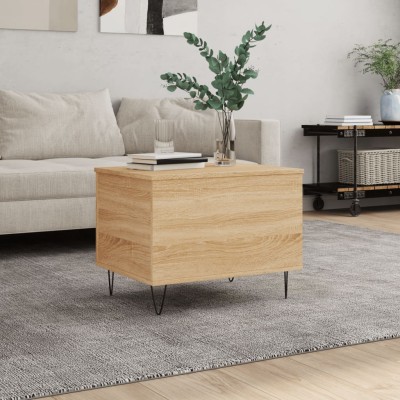 Mesa de centro madera contrachapada roble Sonoma 60x44,5x45 cm