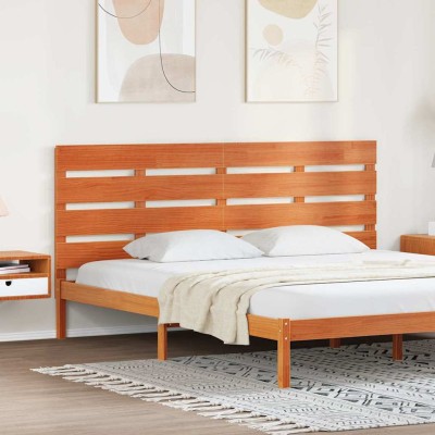 Cabecero Marrón cera 200.5 x 3 x 80 cm Madera maciza de pino