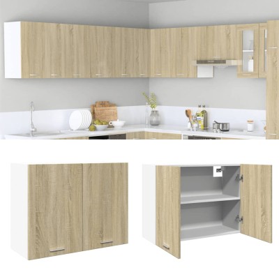 Armario colgante "Lyon" roble Sonoma 80x31x60 cm madera de ingeniería