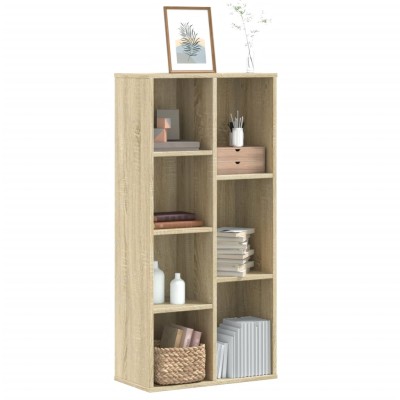 Estantería de madera de ingeniería roble Sonoma 50x25x105 cm