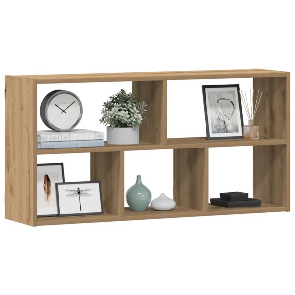 Estante de pared madera ingeniería roble artisian 100x25x50 cm