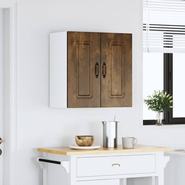 Armario de pared para cocina Kalmar de roble ahumado