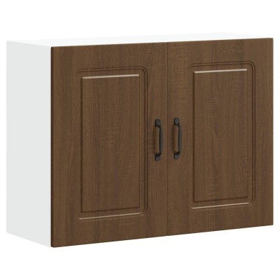 Armario de pared cocina Kalmar madera ingeniería roble marrón