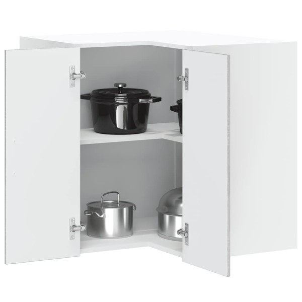 Mueble esquinero cocina Lucca madera contrachapada gris sonoma