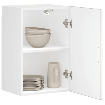Armario de pared para cocina Porto madera de ingeniería blanca