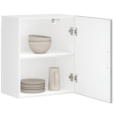 Armario de pared de cocina Porto gris sonoma madera ingeniería