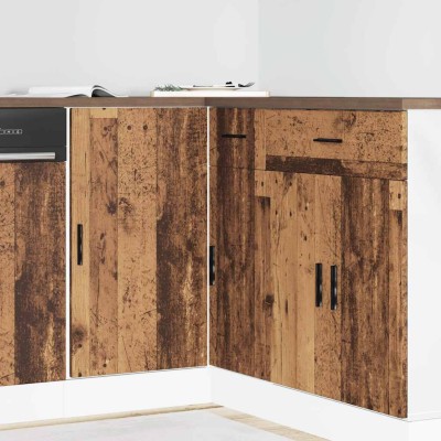 Mueble bajo para fregadero "Lyon" de, madera de ingeniería antigua
