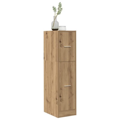 Armario botiquín madera ingeniería roble artisian 30x41x118 cm