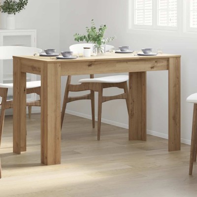 Mesa de Comedor Roble Artesano 120x60x76cm madera reconstituida