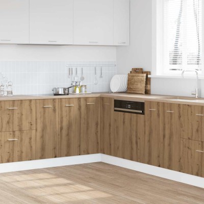 Armario de cocina "Lyon" roble artesanal 75,5x75,5x81,5 cm madera de ingeniería