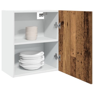 Armarios colgantes 2 unidades "Lyon" Madera vieja 50x31x60 cm Madera de ingeniería