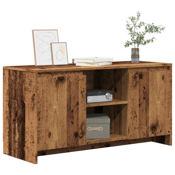 Mueble de TV madera de ingeniería envejecida 102x37,5x52,5 cm