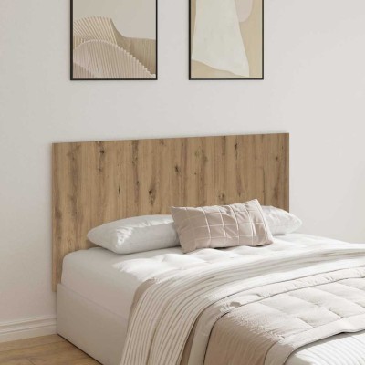 Cabecero de cama madera ingeniería roble artisan 160x1,5x80 cm