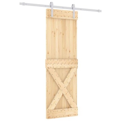 Puerta Corredera Natural y Blanco 70 x 210 cm - Ref. 3444941