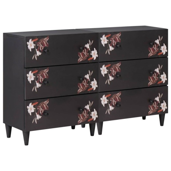 Armarios de Almacenamiento 2 uds. 120 x 33 x 75 cm Multicolor