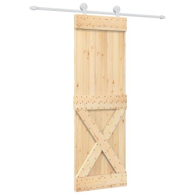 Puerta Corredera Natural y Blanco 70 x 210 cm - Ref. 3445016