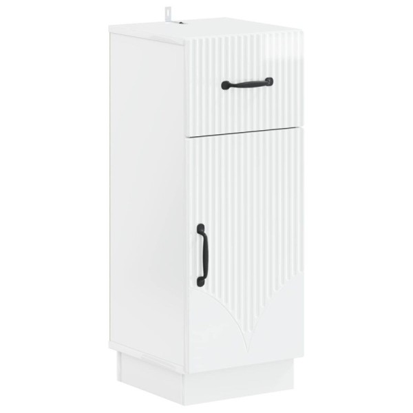 Armario de Almacenamiento para Baño HOORN Blanco Brillante