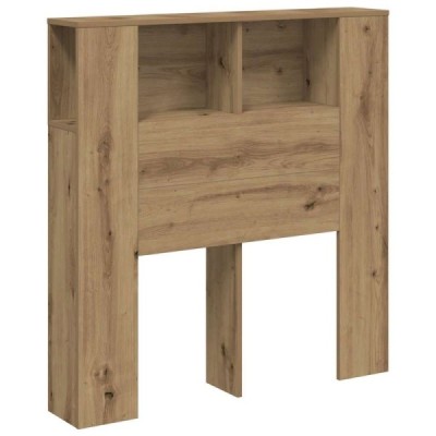 Cabecero armario madera ingeniería roble artisan 100x18,5x102,5cm