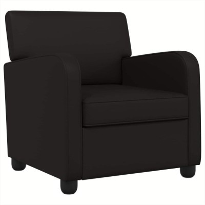 Sillón Negro Cuero sintético