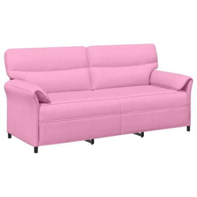 Sofá de 3 plazas 3 plaza Rosa 198 x 83 x 95 cm Tela