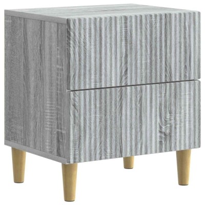 Armario de Noche Gris Sonoma 43 x 34,5 x 48 cm