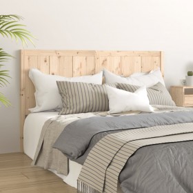 Cabecero de cama madera maciza de pino 155,5x4x100 cm