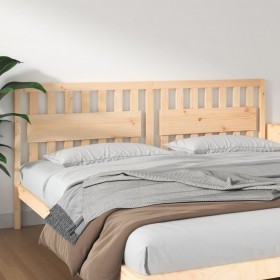 Cabecero de cama madera maciza de pino 205,5x4x100 cm
