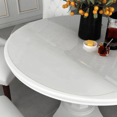 Protector de mesa PVC transparente Ø 90 cm 1,6 mm