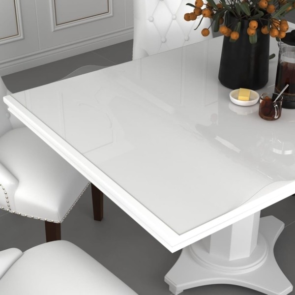 Protector de mesa PVC transparente 80x80 cm 1,6 mm