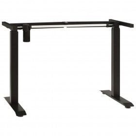 Estructura de escritorio motorizada altura ajustable negro