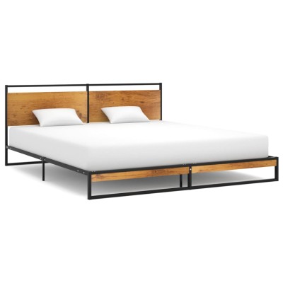 Estructura de cama sin colchón metal 180x200 cm