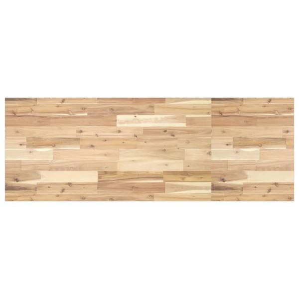 Encimera tocador de baño madera acacia sin tratar 120x50x2 cm