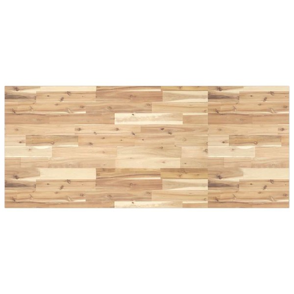 Tablero escritorio madera maciza acacia sin tratar 140x60x2 cm