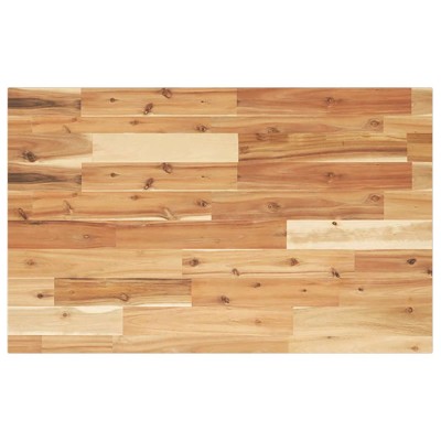 Tablero escritorio madera maciza acacia sin tratar 80x50x2 cm