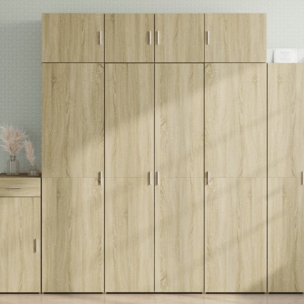 Armario de madera de ingeniería roble Sonoma 80x42,5x225 cm