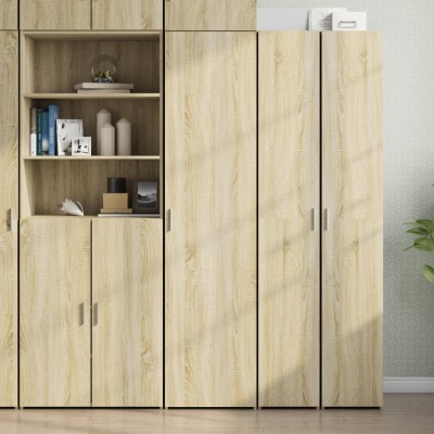 Aparador de madera de ingeniería roble Sonoma 45x42,5x185 cm